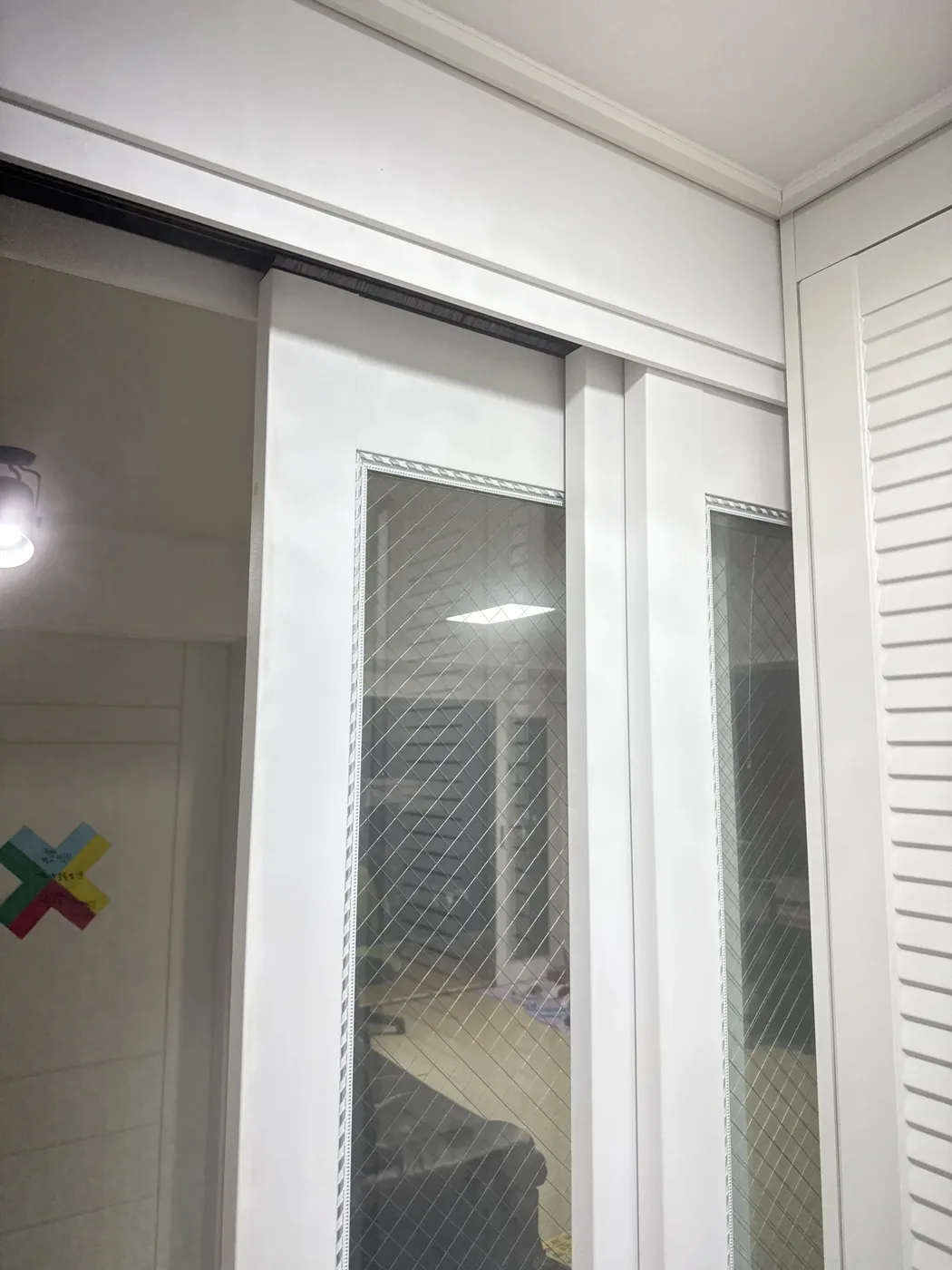 다락방문짝수리 실제 작업 현장 1